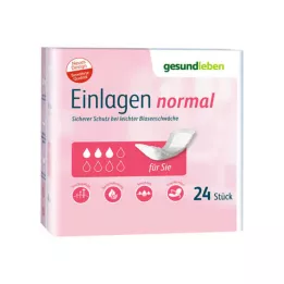 GESUND LEBEN Coussinets normaux, 24 pièces