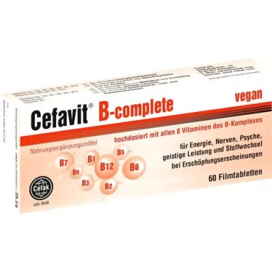 CEFAVIT B-complete comprimés pelliculés, 60 comprimés