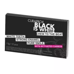 CURAPROX BIW Chewing-gum charbon actif, 12 pces