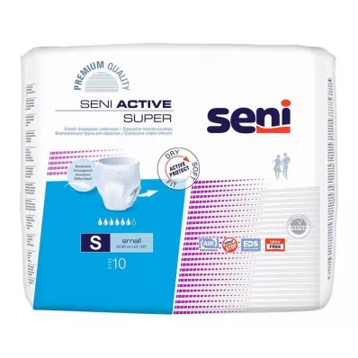 Seni Active Super Incontinence Slips Taille unique S, 10 pc