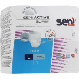 SENI Slip dincontinence Active Super jetable L, 10 pièces