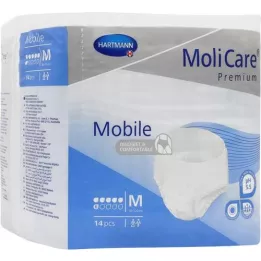 MOLICARE Premium Mobile 6 gouttes taille M, 14 pièces