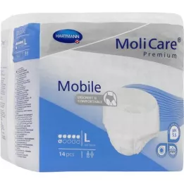 MOLICARE Premium Mobile 6 gouttes taille L, 14 pces