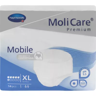 MOLICARE Premium Mobile 6 gouttes taille XL, 14 pièces