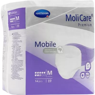 MOLICARE Premium Mobile 8 gouttes taille M, 14 pièces