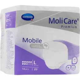 MOLICARE Premium Mobile 8 gouttes taille L, 14 pces
