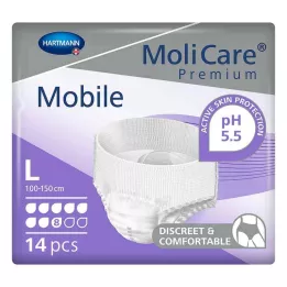 MOLICARE Premium Mobile 8 gouttes taille L, 14 pces