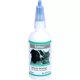 EPIBAC Nettoyant auriculaire basique pour chiens/chats, 100 ml