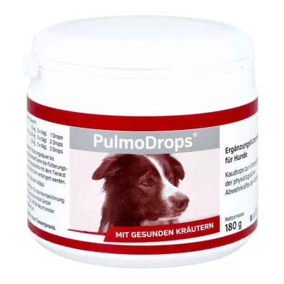 Pulmodrops aliment complémentaire m.Kaudrops pour chiens, 180 g