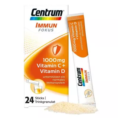 Centrum Immune Focus 1000 mg Bâtonnets de vitamine C + D, 24 pc Centrum Immune Focus 1000 mg Bâtonnets de vitamine C + D, 24 pc
