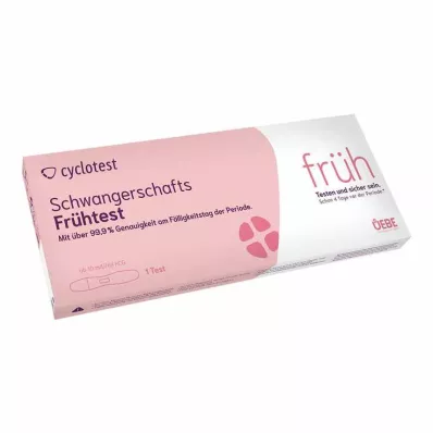 Test de grossesse précoce Cyclotest 10 Mlu / ml durine, 1 pc