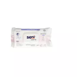SENI Lingettes humides care sensitive, 68 pces