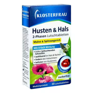 Klosterfrau Toux &amp; Pastilles pour la gorge (20 pièces)