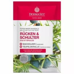 DERMASEL Sels de bain de la Mer Morte Dos &amp; Épaule, 80 g
