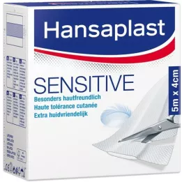 HANSAPLAST Rouleau de pansements Sensitive 4 cmx5 m, 1 pc