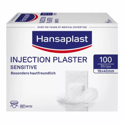 Hansaplast Pansements dinjection sensibles 1,9x4 cm, 100 pc