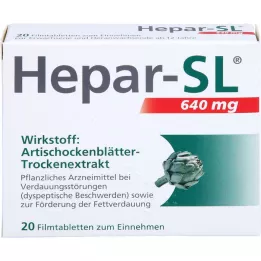 HEPAR-SL 640 mg Comprimés pelliculés, 20 pces
