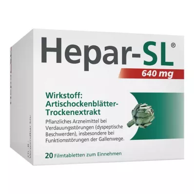 Hepar-SL® 640 mg comprimés pelliculés, 20 pc