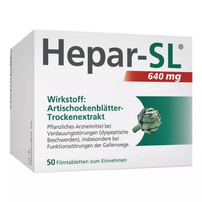 Hepar-SL® 640 mg comprimés pelliculés, 50 pc