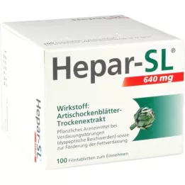 HEPAR-SL 640 mg Comprimés pelliculés, 100 pcs