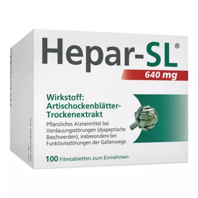 Hepar-SL® 640 mg comprimés pelliculés, 100 pc Hepar-SL® 640 mg comprimés pelliculés, 100 pc