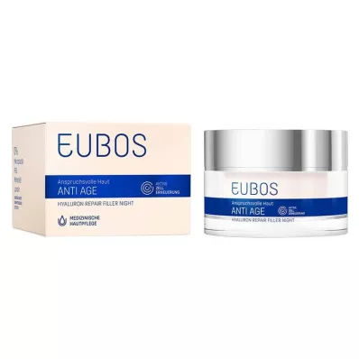 EUBOS ANTI-AGE Crème Hyaluron Repair Filler Night, 50 ml