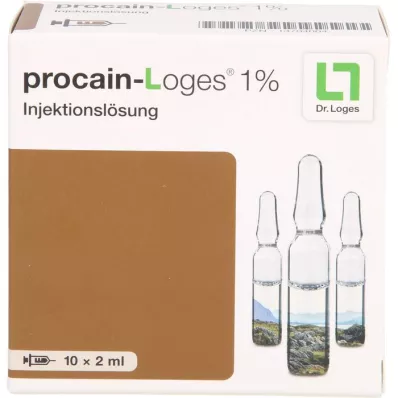 PROCAIN-Ampoules de solution injectable Loges 1%, 10X2 ml