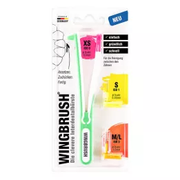 WINGBRUSH Kit de démarrage support avec 3 brosses, 1 pc