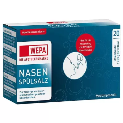 WEPA Sel de rinçage nasal, 60X2,95 g