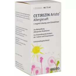 CETIRIZIN Aristo Jus dAllergie 1 mg/ml, 75 ml