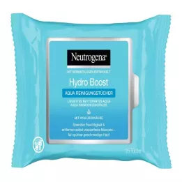 NEUTROGENA Lingettes nettoyantes Hydro Boost Aqua, 25 pces