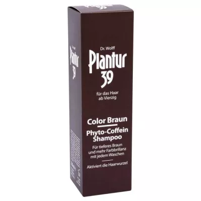 Plantur 39 Color Brown Shampooing Phyto-Caféine, 250 ml