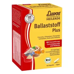 LUVOS Gélules de fibres alimentaires bio Plus à largile, 60 gélules