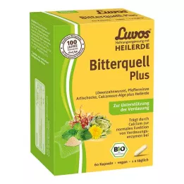 LUVOS Gélules de terre médicinale bio Bitterquell Plus, 60 gélules