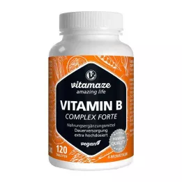 VITAMIN B COMPLEX extra haute dose végétalien, 120 comprimés