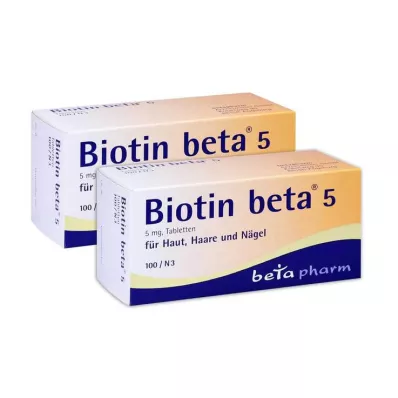 Biotine bêta 5 comprimés, 200 pc Biotine bêta 5 comprimés, 200 pc