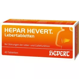 HEPAR HEVERT Comprimés pour le foie, 40 pc