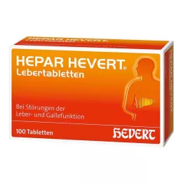 HEPAR HEVERT Comprimés pour le foie, 100 pc