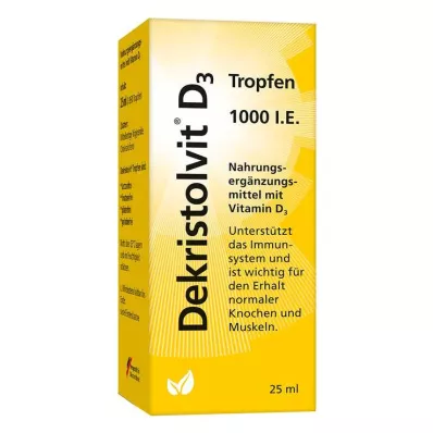 DEKRISTOLVIT D3 1.000 I.U. gouttes, 25 ml