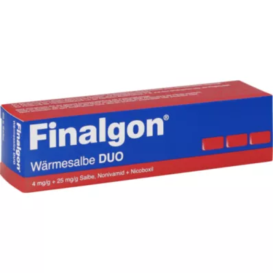 FINALGON Pommade chauffante DUO 4 mg/g + 25 mg/g, 20 g