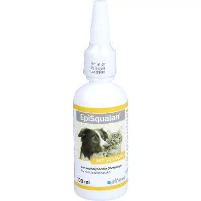 EPISQUALAN Nettoyant auriculaire pour chiens/chats, 1X100 ml