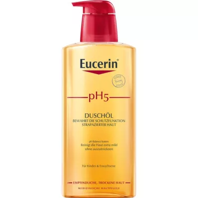 EUCERIN pH5 Huile de douche peau sensible avec pompe, 400 ml