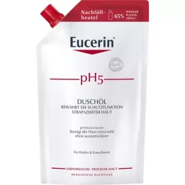 EUCERIN pH5 Huile de douche peau sensible Recharge, 400 ml