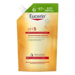 EUCERIN pH5 Huile de douche peau sensible Recharge, 400 ml