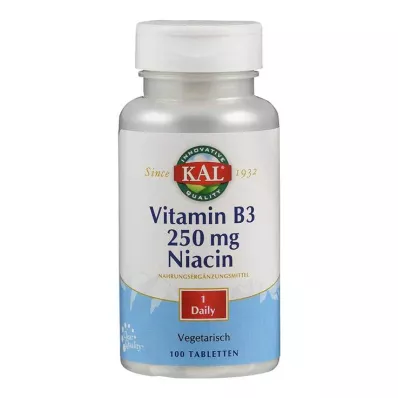 VITAMIN B3 NIACIN 250 mg comprimés, 100 pc