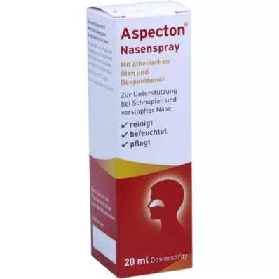 ASPECTON Le spray nasal correspond à 1,5% de sérum physiologique, 20 ml