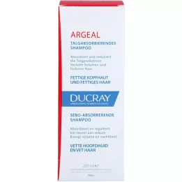 DUCRAY ARGEAL Shampooing contre les cheveux gras, 200 ml