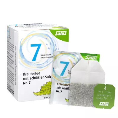 KRÄUTERTEE avec sel de Schüssler n° 7 Salus, 15 pcs