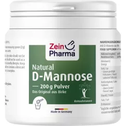 NATURAL Poudre de D-mannose de bouleau ZeinPharma, 200 g