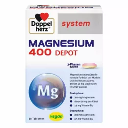 DOPPELHERZ Magnésium 400 Depot system comprimés, 60 pc